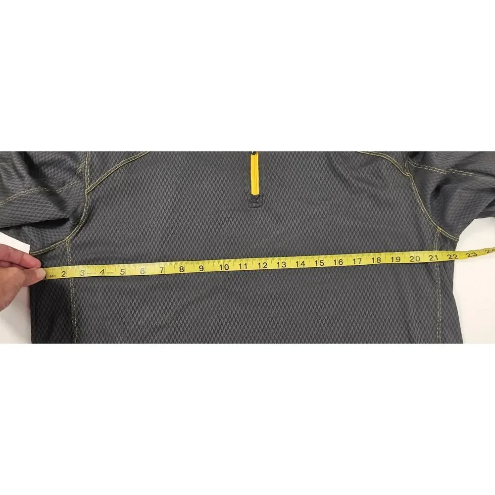 Saucony sz XL mens semi Sheer golf popover 1/4 zip upf protect lightweight polo
